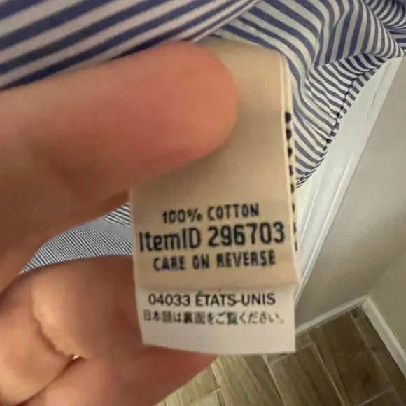 Men’s LL BEAN Dress Shirt Size Small - Picture 5 of 8